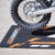 Carpeted Motorcycle Mats (Block Design)