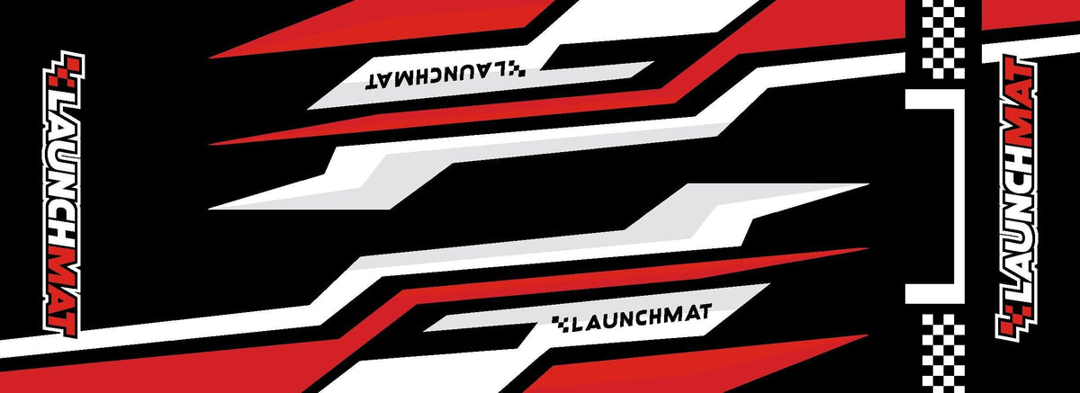 Carpeted Motorcycle Mats (Lightning Design)